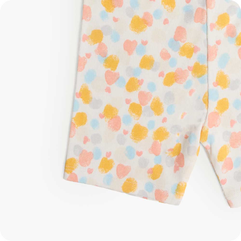 Calico Cat Shorties Pajamas - Soft Warmth