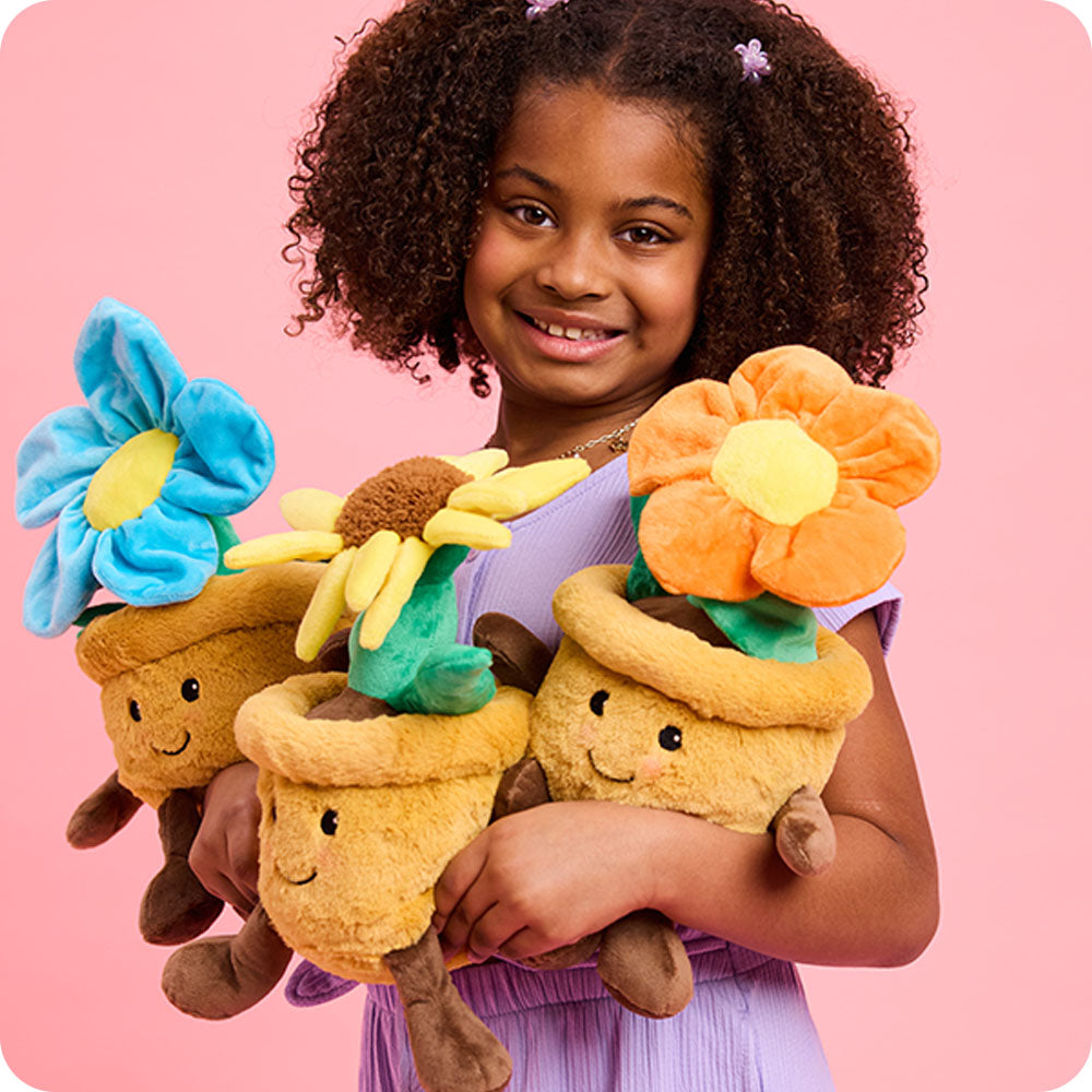 Blue Flower Pot Warmies - Daily Scent
