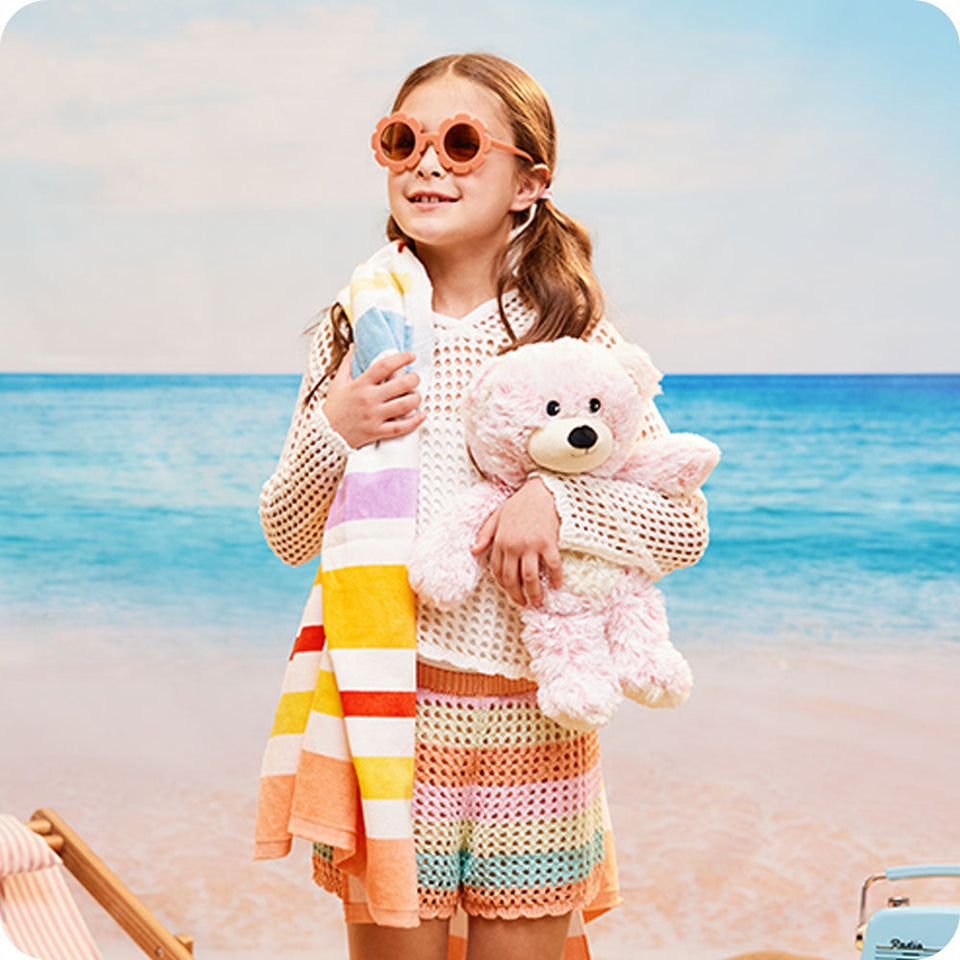 Pink Marshmallow Bear Warmies - Daily Scent