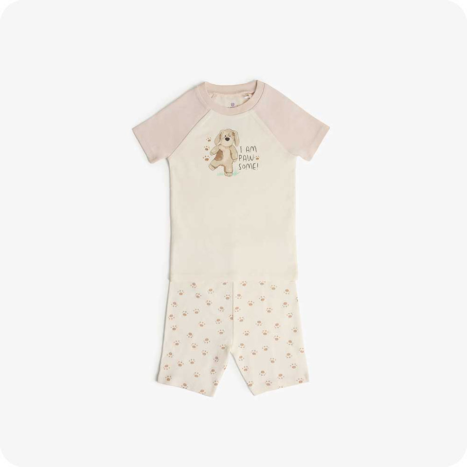 Puppy Shorties Pajamas - Snuggle Soft
