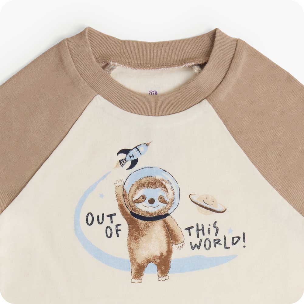 Sloth Shorties Pajamas - Rest Easy